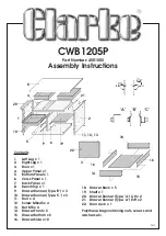 Preview for 1 page of Clarke CWB1205P Assembly Instructions