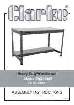 Preview for 1 page of Clarke CWB1630R Assembly Instructions