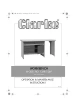 Clarke CWB1700P Operation & Maintenance Instructions Manual preview