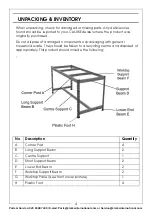 Preview for 4 page of Clarke CWB300 Assembly Instructions Manual