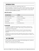 Предварительный просмотр 2 страницы Clarke CWG2 Operating & Maintenance Instructions