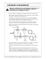 Предварительный просмотр 5 страницы Clarke CWG2 Operating & Maintenance Instructions