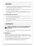 Предварительный просмотр 6 страницы Clarke CWG2 Operating & Maintenance Instructions