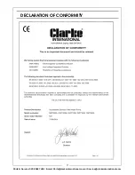 Preview for 9 page of Clarke CWP1000A Operation & Maintenance Instructions Manual