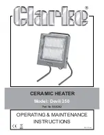 Clarke Devil 350 Operating & Maintenance Instructions preview