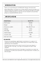 Preview for 2 page of Clarke DEVIL 371PC Operating & Maintenance Instructions