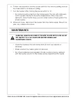 Preview for 10 page of Clarke DEVIL 7003 Operation & Maintenance Instructions Manual