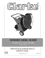 Предварительный просмотр 1 страницы Clarke DEVIL IRD40B Operation & Maintenance Instructions Manual