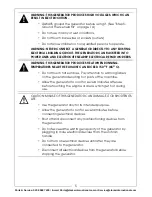 Preview for 5 page of Clarke DG6000DVES Operation & Maintenance Instructions Manual