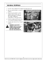 Preview for 22 page of Clarke DG6000DVES Operation & Maintenance Instructions Manual