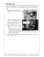 Preview for 25 page of Clarke DG6000DVES Operation & Maintenance Instructions Manual