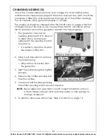 Preview for 26 page of Clarke DG6000DVES Operation & Maintenance Instructions Manual