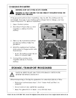 Preview for 29 page of Clarke DG6000DVES Operation & Maintenance Instructions Manual