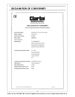 Preview for 33 page of Clarke DG6000DVES Operation & Maintenance Instructions Manual