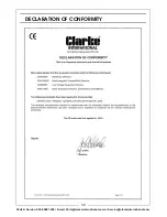 Preview for 34 page of Clarke DG6000DVES Operation & Maintenance Instructions Manual