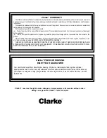 Предварительный просмотр 13 страницы Clarke DirectAir 04130D Operator'S Manual