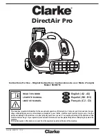 Preview for 1 page of Clarke DirectAir Pro 56383731 Instructions For Use - Original Instructions