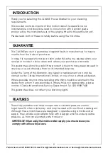 Предварительный просмотр 2 страницы Clarke DLS200AL Operation And Maintenance Instructions