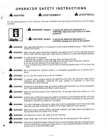 Предварительный просмотр 3 страницы Clarke DU-8R Operator'S Manual