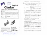 Preview for 1 page of Clarke DU8 Instruction Book