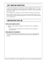 Preview for 8 page of Clarke EASIARC 165 Operation & Maintenance Instructions Manual