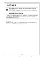 Preview for 12 page of Clarke EASIARC 165 Operation & Maintenance Instructions Manual