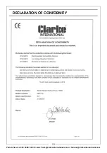 Preview for 23 page of Clarke EBP1100 Operation & Maintenance Instructions Manual