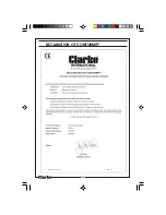 Предварительный просмотр 14 страницы Clarke ECSS-1 Assembly And Instruction Manual