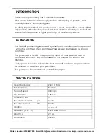 Preview for 2 page of Clarke ECSS2 Operation & Maintenance Instructions Manual