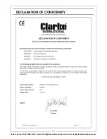 Preview for 16 page of Clarke ECSS2 Operation & Maintenance Instructions Manual