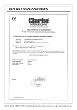 Preview for 15 page of Clarke ED160A Operation & Maintenance Instructions Manual