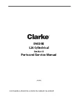 Preview for 27 page of Clarke Encore L26 Cylindrical Operator'S Manual