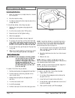 Preview for 12 page of Clarke Encore S20E Operator'S Manual