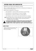 Preview for 10 page of Clarke FG2000 Operation & Maintenance Instructions Manual