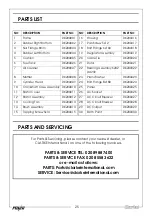 Preview for 25 page of Clarke FG2000 Operation & Maintenance Instructions Manual