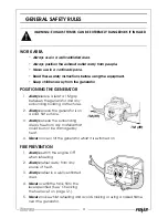 Предварительный просмотр 4 страницы Clarke FG2500 Operation & Maintenance Instructions Manual