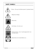 Предварительный просмотр 6 страницы Clarke FG2500 Operation & Maintenance Instructions Manual