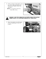 Предварительный просмотр 14 страницы Clarke FG2500 Operation & Maintenance Instructions Manual