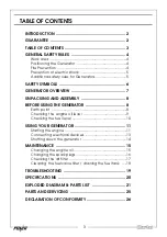 Preview for 3 page of Clarke FG3050 Operation & Maintenance Instructions Manual