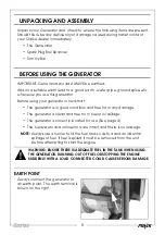 Preview for 8 page of Clarke FG3050 Operation & Maintenance Instructions Manual