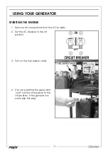 Preview for 11 page of Clarke FG3050 Operation & Maintenance Instructions Manual