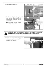 Preview for 12 page of Clarke FG3050 Operation & Maintenance Instructions Manual