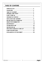 Preview for 3 page of Clarke FG4050ES Operation & Maintenance Instructions Manual