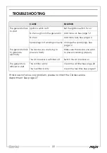 Preview for 22 page of Clarke FG4050ES Operation & Maintenance Instructions Manual