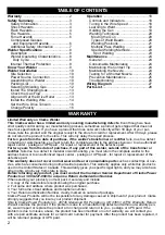 Preview for 2 page of Clarke Fluxcore/MIG 135sg WE6441 Operating Manual