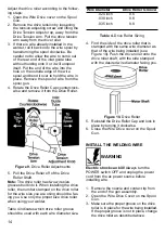 Preview for 14 page of Clarke Fluxcore/MIG 135sg WE6441 Operating Manual