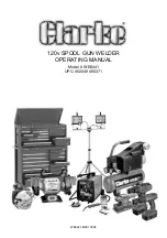 Preview for 62 page of Clarke Fluxcore/MIG 135sg WE6441 Operating Manual