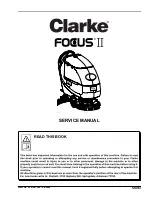 Clarke FOCUS II S20 Service Manual preview