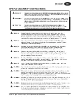 Preview for 3 page of Clarke Focus L28 WB Operator'S Manual