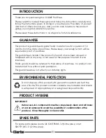 Preview for 2 page of Clarke FP6B User Instructions